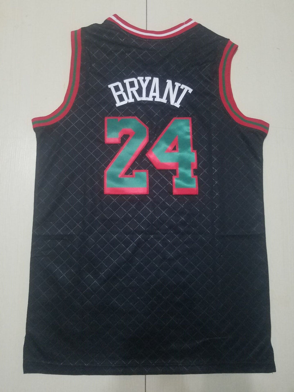 2007-08 Lakers Christmas Edition Kobe Bryant #24 (Black/Red-Green)